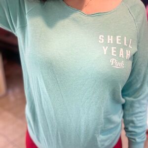 Pink shell yea long sleeve !
